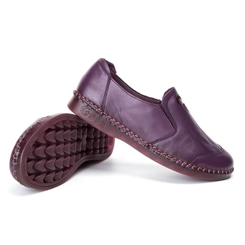 Zapatos Casuales De Mocasines Planos Transpirables Con Suela Suave Para Mujer