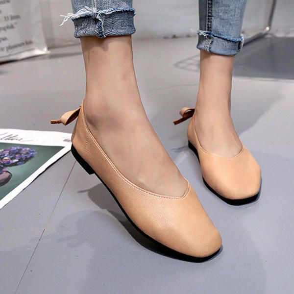 Zapatos De Mujer Bowknot Soft Casual Flats