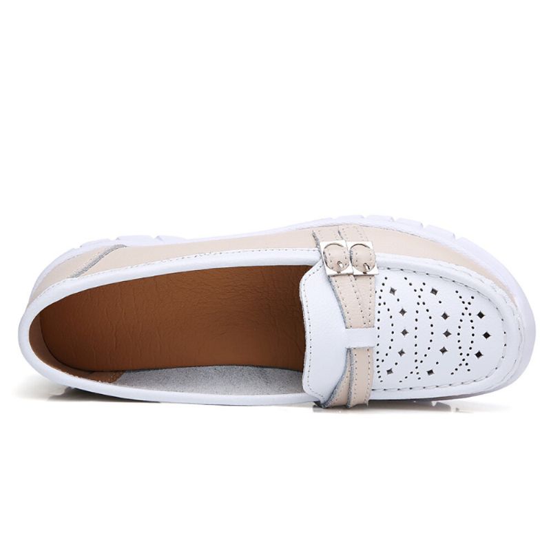 Zapatos Planos Casuales Antideslizantes Para Mujeres Que Caminan Holow