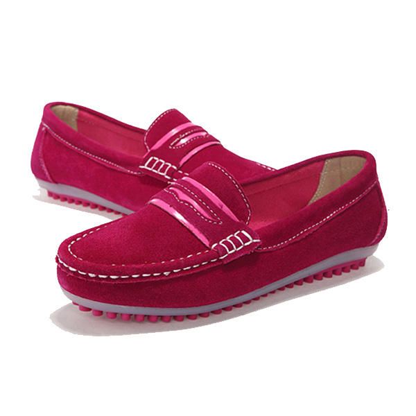 Zapatos Planos Casuales Para Mujer Zapatos Planos De Color Mocasines Con Punta Redonda