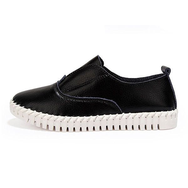 Zapatos Planos Casuales De Primavera Para Mujer Zapatos De Suela Suave Con Punta Puntiaguda Mocasines Planos Sin Cordones