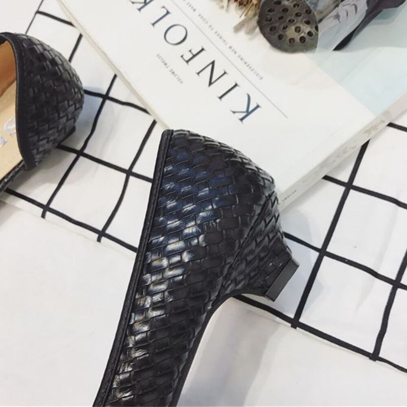 Zapatos Planos D'orsay Con Estilo Cómodos Y Transpirables Con Detalle Tejido Docor Con Lazo Para Mujer