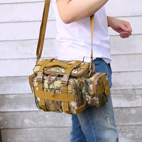 Bolsa De Cintura Táctica De Camuflaje Bolsa De Hombro De Viaje Al Aire Libre