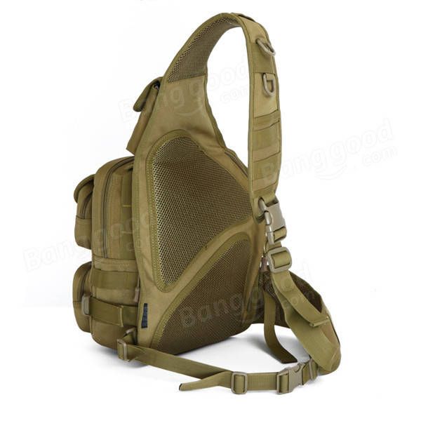 Bolsa De Hombreajero Táctica Para Hombres Al Aire Libre Paquete De Pecho De Camuflaje