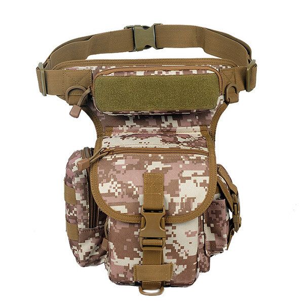 Bolsa De Pierna Para Deportes Al Aire Libre Impermeable De Nailon Para Hombres Bolsa De Cintura Multifunción Para Senderismo Y Pesca