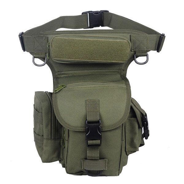 Bolsa De Pierna Para Deportes Al Aire Libre Impermeable De Nailon Para Hombres Bolsa De Cintura Multifunción Para Senderismo Y Pesca