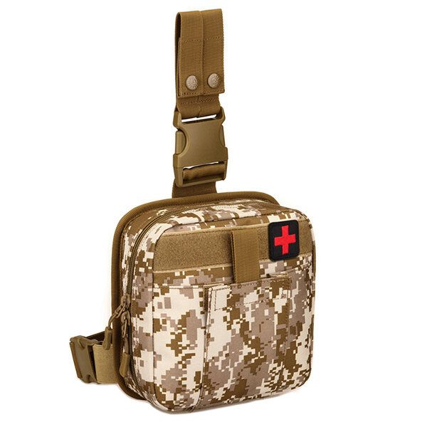 Bolsa De Primeros Auxilios Para Hombres Bolsa De Pierna Táctica De Camuflaje