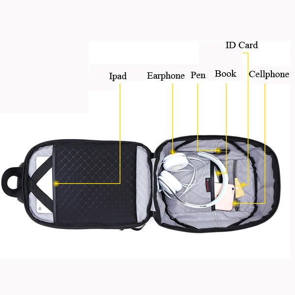 Bolso Bandolera Antirrobo De Poliéster Para Hombre Bolso De Pecho De Negocios