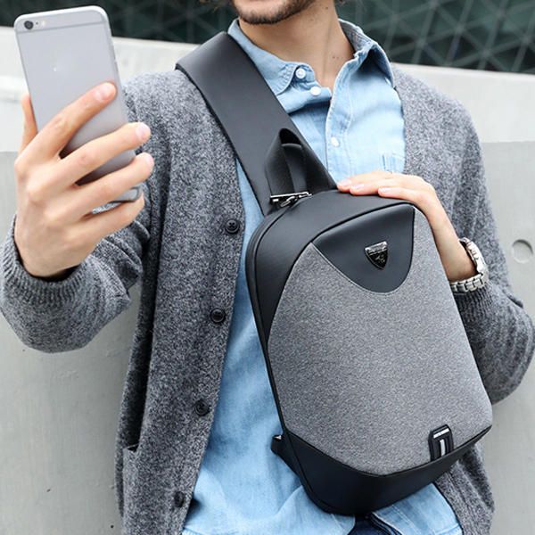 Bolso Bandolera Antirrobo De Poliéster Para Hombre Bolso De Pecho De Negocios