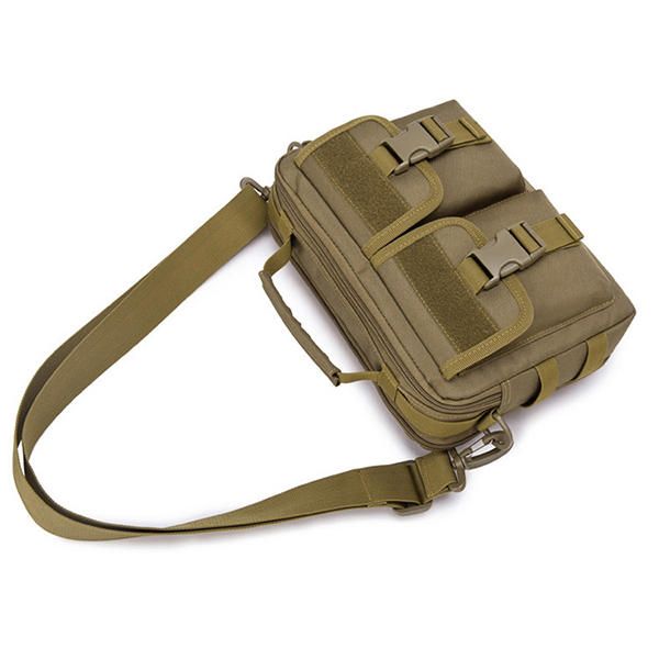 Bolso Bandolera Casual De Camuflaje Táctico De Lona Nueva Para Hombre