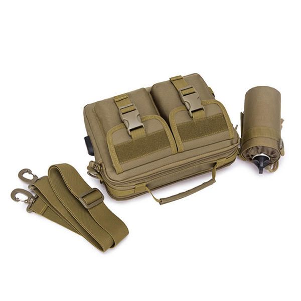 Bolso Bandolera Casual De Camuflaje Táctico De Lona Nueva Para Hombre