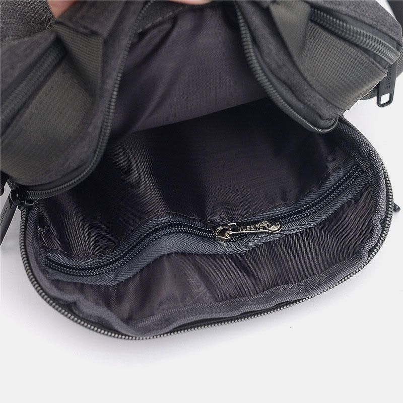 Bolso Bandolera Casual De Nailon Impermeable Para Hombre