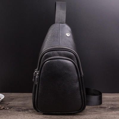 Bolso Bandolera De Cuero Genuino Para Negocios De Gran Capacidad