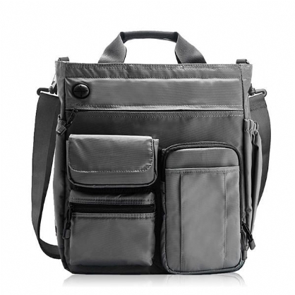 Bolso Bandolera De Gran Capacidad De Nailon Para Hombre Bolso Multifuncional Para Portátil De Negocios Con Tableta