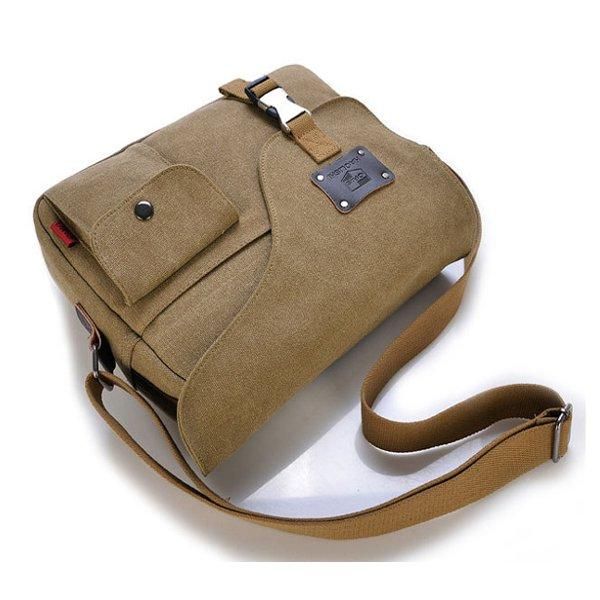 Bolso Bandolera De Hombro De Hombreajero Al Aire Libre De Lona Vintage Para Hombre