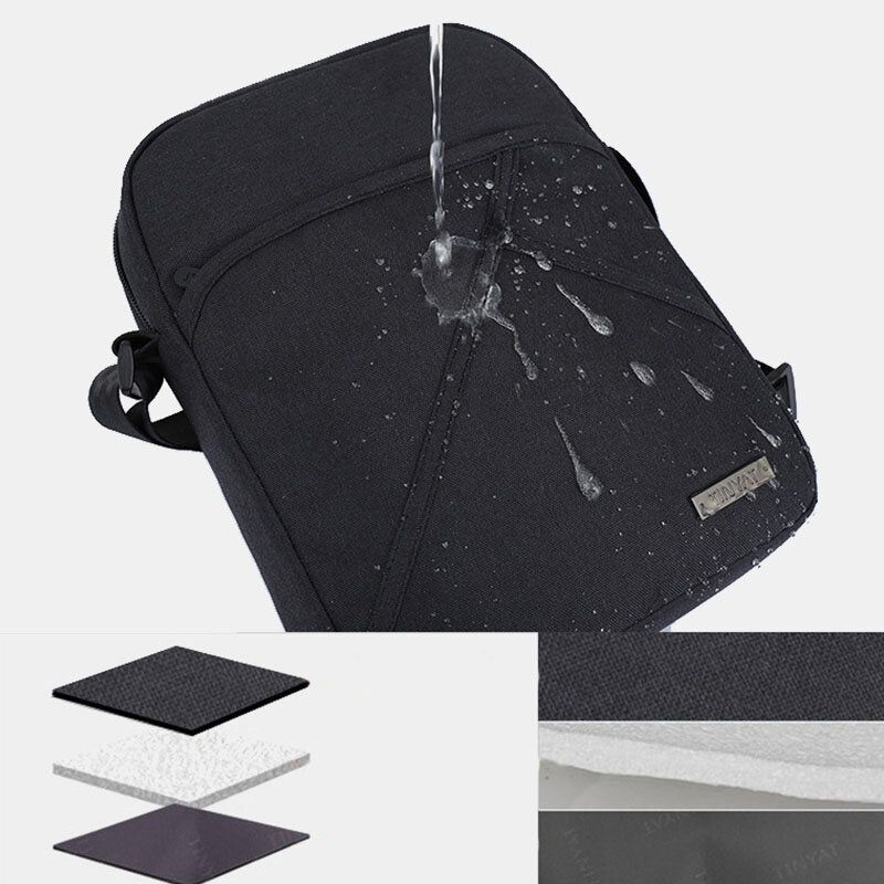 Bolso Bandolera Impermeable De Moda Para Hombre Bolso Bandolera Bolso De 9.7 Pulgadas