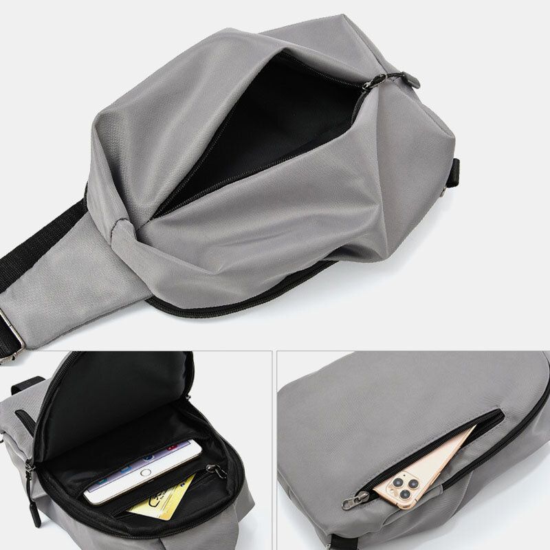 Bolso Bandolera Impermeable Multifunción Antirrobo De Gran Capacidad Para Hombre