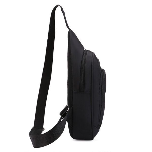 Bolso Bandolera Informal Impermeable De Fibra De Poliéster Para Hombre Bolso De Pecho Al Aire Libre