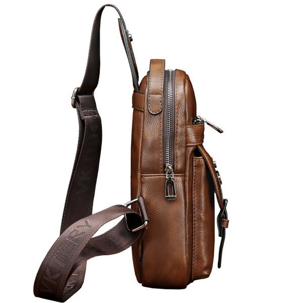 Bolso Bandolera Informal De Negocios De Cuero Pu Para Hombres Bolso Bandolera Para Ocio