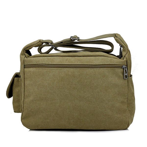 Bolso Bandolera De Lona Informal Para Hombre De Gran Capacidad Bolso Bandolera De Viaje