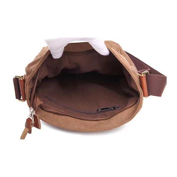 Bolso Bandolera De Lona Para Hombre