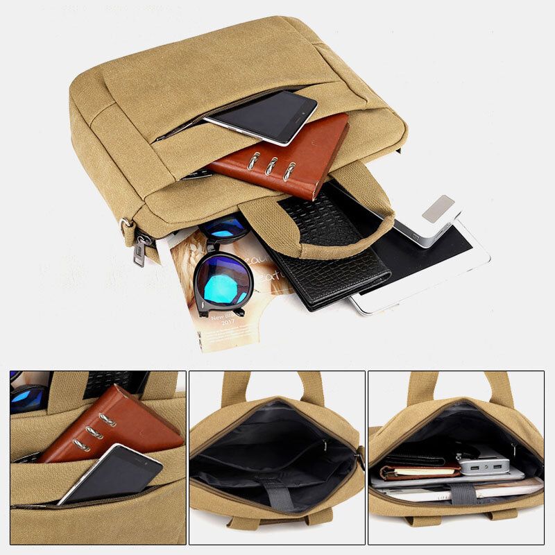 Bolso Bandolera De Lona Para Hombre Bolso Bandolera Bolso De Negocios