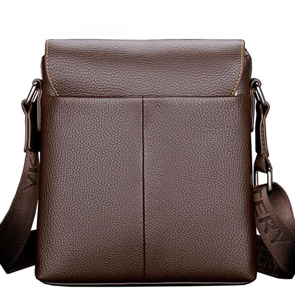 Bolso Bandolera Minimalista De Cuero Pu Para Hombres Bolso Bandolera De Negocios De Ocio Maletín