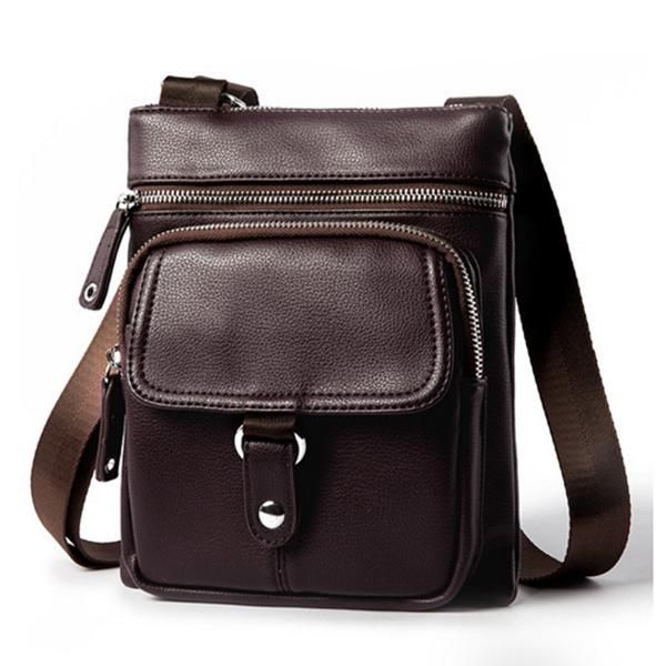 Bolso Bandolera Multifuncional Informal De Negocios Vintage Bolso Bandolera Para Hombres