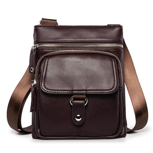 Bolso Bandolera Multifuncional Informal De Negocios Vintage Bolso Bandolera Para Hombres