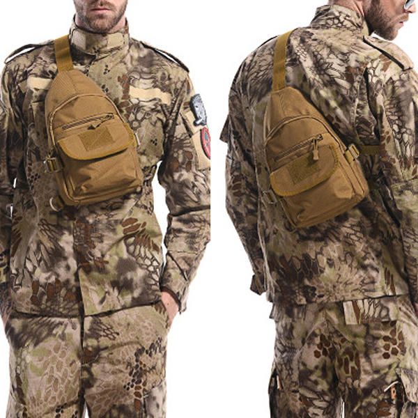 Bolso Bandolera De Nailon Impermeable Bolso De Hombro Al Aire Libre Bolso De Pecho Informal Para Hombres