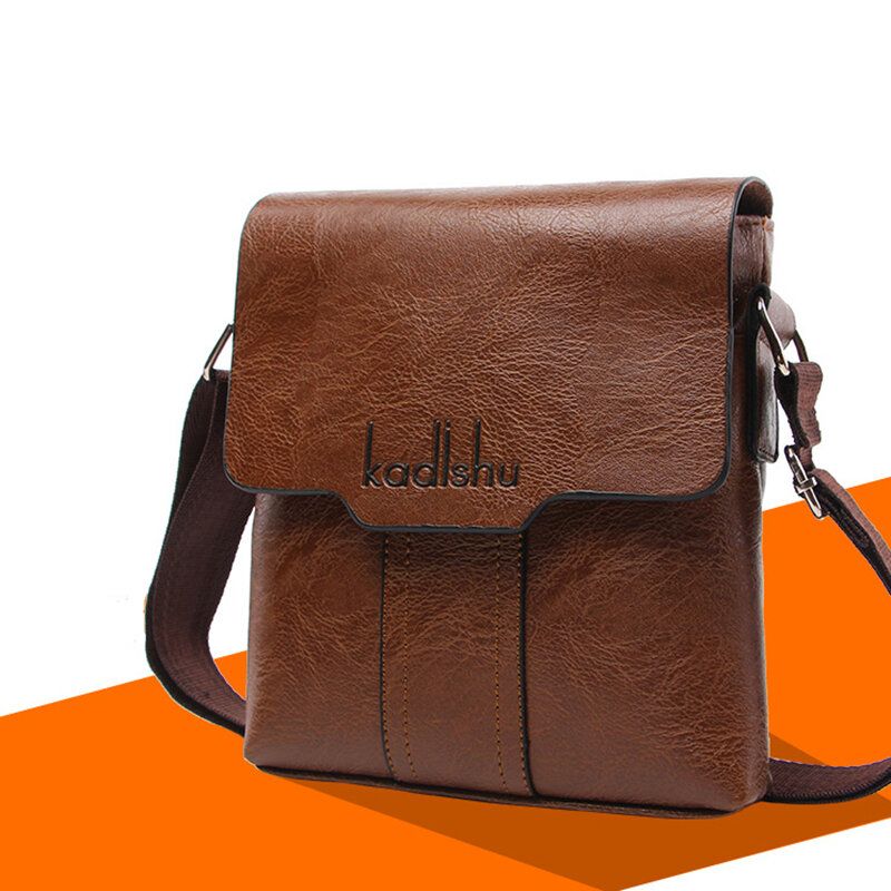 Bolso Bandolera De Ocio De Cuero Pu Para Hombre