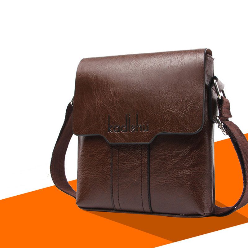 Bolso Bandolera De Ocio De Cuero Pu Para Hombre