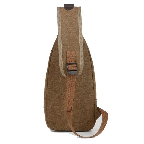 Bolso Bandolera De Ocio De Lona Para Hombre Paquete Multifunción Para Ipad De Viaje Al Aire Libre