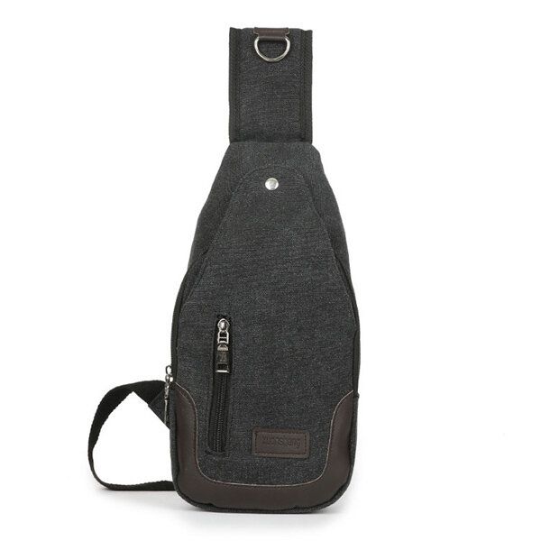 Bolso Bandolera De Ocio De Lona Para Hombre Paquete Multifunción Para Ipad De Viaje Al Aire Libre