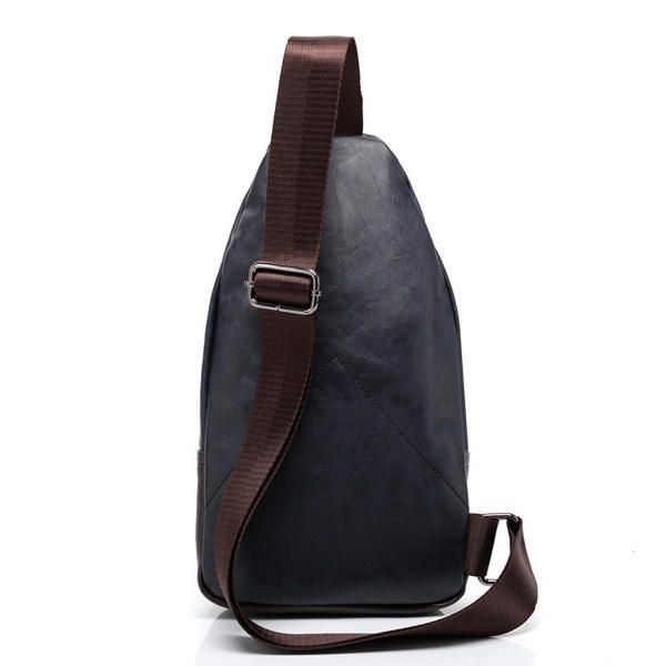 Bolso Bandolera De Pu Para Hombre Capacidad Para Ocio Bandolera Bandolera