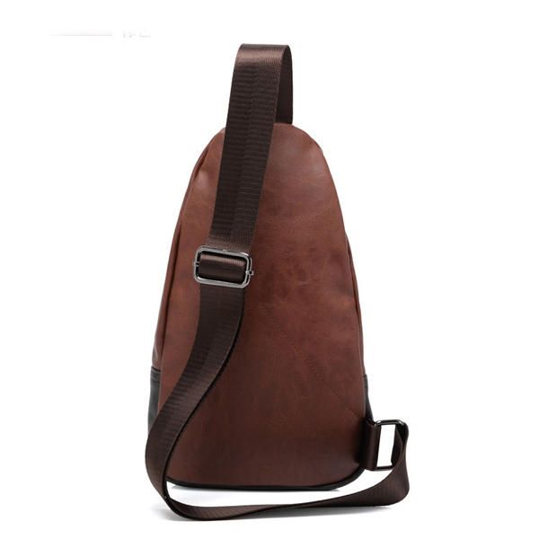 Bolso Bandolera De Pu Para Hombre Capacidad Para Ocio Bandolera Bandolera