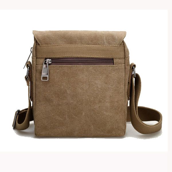 Bolso Bandolera Vertical De Lona Para Hombre Bandolera Informal Para Exteriores