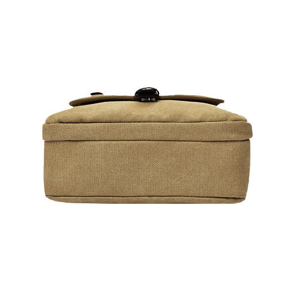 Bolso Bandolera Vintage Multifuncional De Lona Para Hombre Bolso Bandolera Paquete De Viaje De Negocios Informal