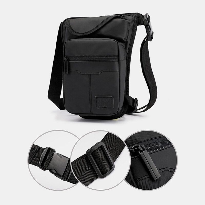 Bolso De Cintura Multifuncional Ligero Impermeable A La Moda Para Hombre Bolso De Montar Táctico