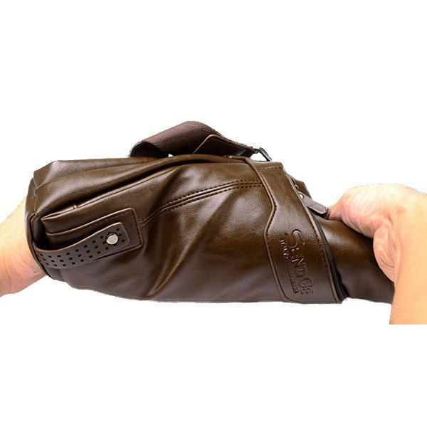 Bolso De Hombreajero De Negocios Para Hombres Bolso Bandolera Sólido