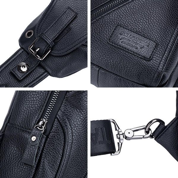 Bolso De Hombro Con Patrón De Cocodrilo De Cuero Genuino Para Hombres Bolso Bandolera De Negocios De Ocio Maletín