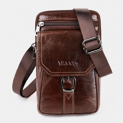 Bolso De Hombro Vintage Para Hombre Bolso Bandolera Bolso De Cintura Bolso Para Teléfono