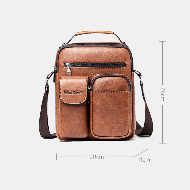 Bolso Multifunción Para Hombre Bolso Bandolera Informal Bolso Bandolera Bolso De Negocios