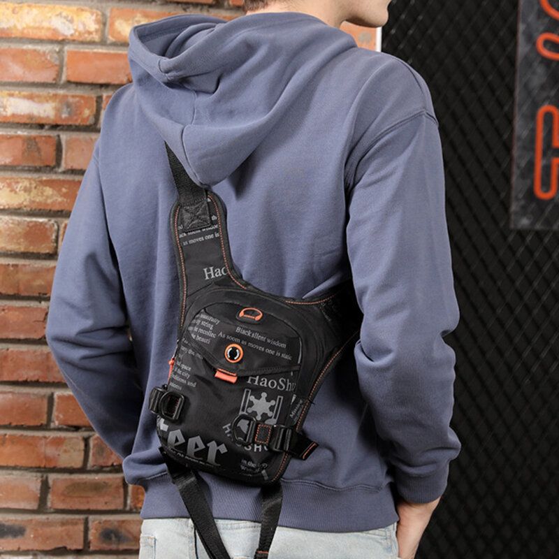 Bolso Multifuncional De Moda Para Hombre Bolso De Pecho Bolso De Cintura Para Viajes Al Aire Libre