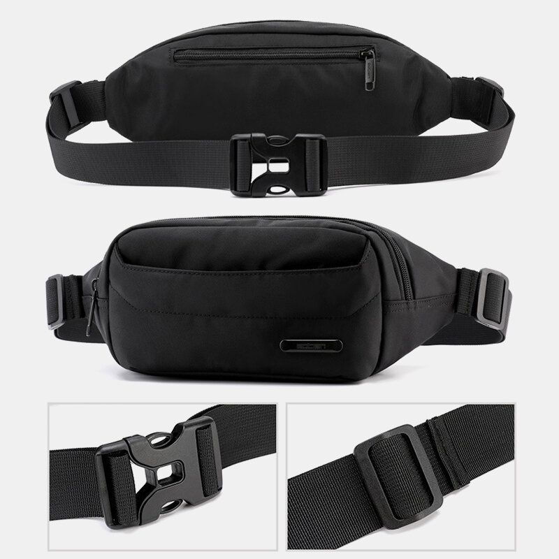 Bolso De Pecho Informal Ligero Bolso De Cintura Bolso De Hombro Para Bolso De Viaje Al Aire Libre Para Hombres