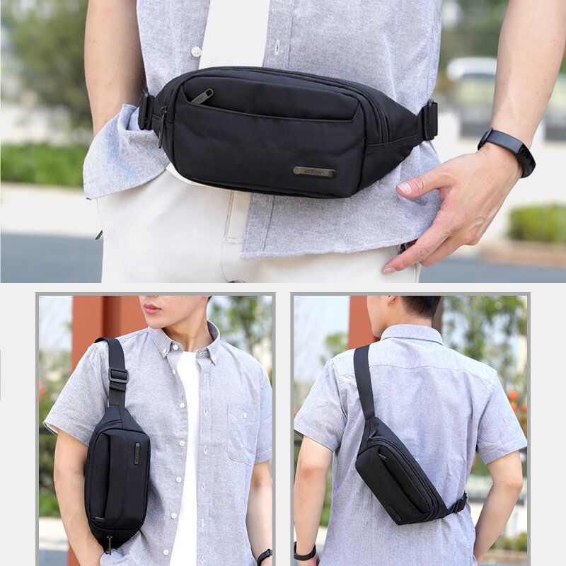 Bolso De Pecho Informal Ligero Bolso De Cintura Bolso De Hombro Para Bolso De Viaje Al Aire Libre Para Hombres