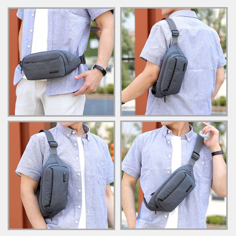 Bolso De Pecho Informal Ligero Bolso De Cintura Bolso De Hombro Para Bolso De Viaje Al Aire Libre Para Hombres