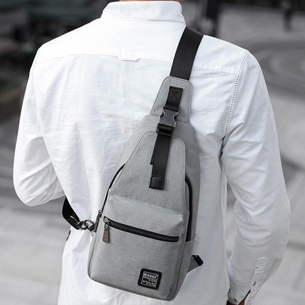 Bolso De Pecho De Moda Para Hombre Bolso De Gran Capacidad Swagger Bolso De Viaje Cruzado