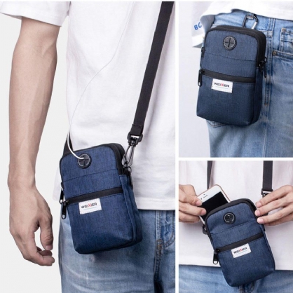 Bolso Pequeño Para Teléfono Para Hombre Bolso Cruzado Bolso De Cintura Bolso De Hombro