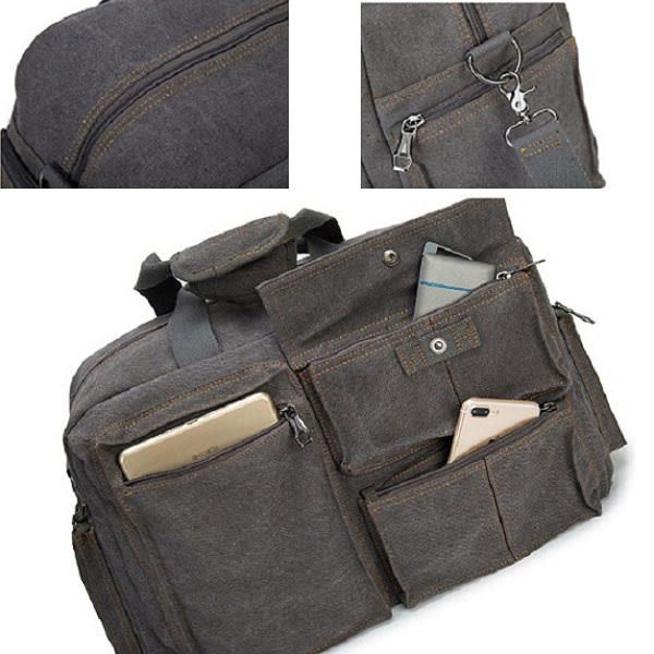 Bolso De Viaje De Lona De Gran Capacidad Bolso Bandolera Deportivo Bolso Bandolera Para Hombres